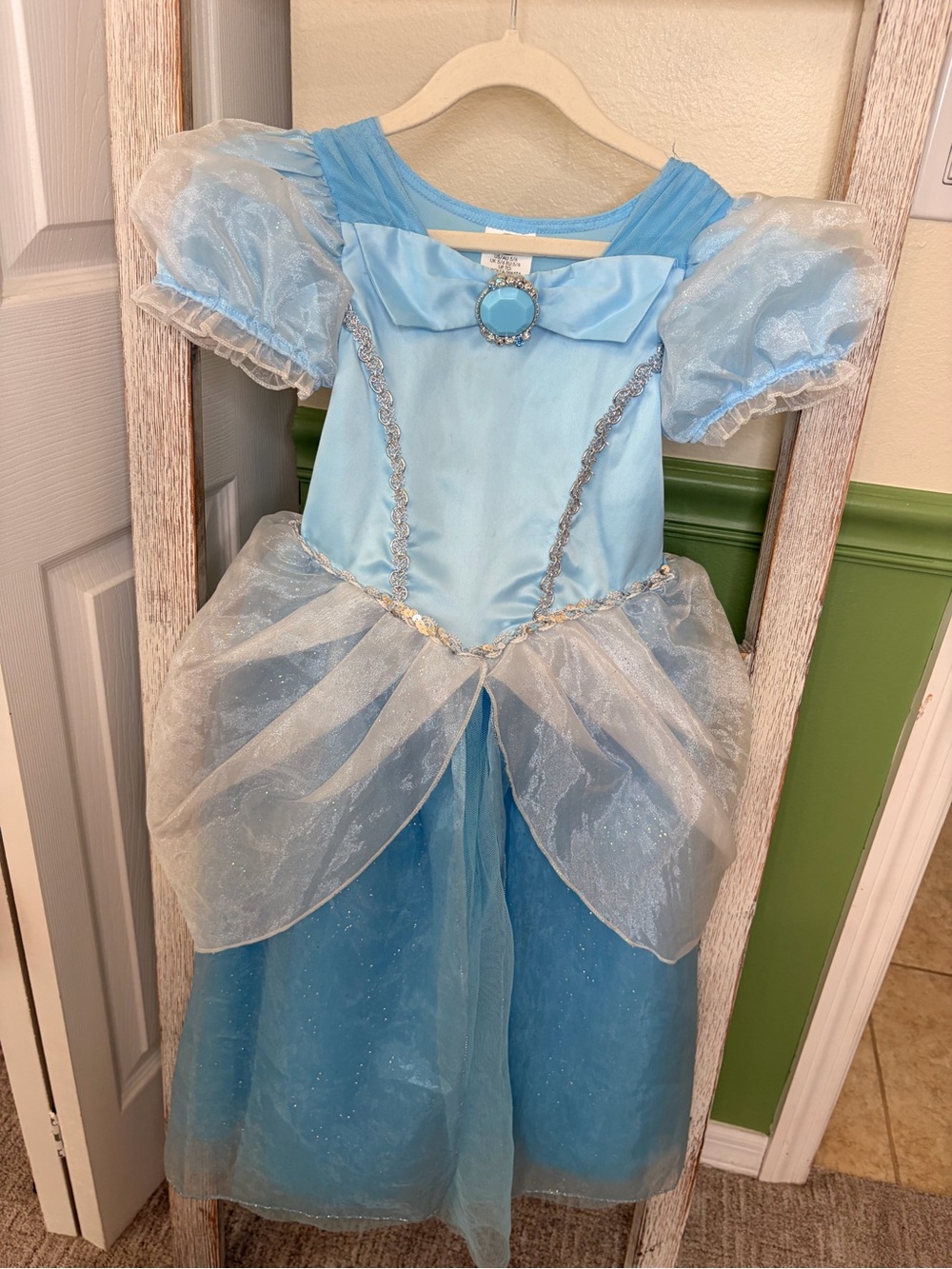 👑 Disney Cinderella Princess Costume Dress Girls 5/6
